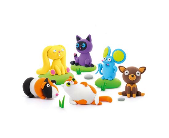 Набор для творчества Lipaka самозастывающего пластилина Пушистые любимцы (15023-UA01), изображение 4 Набор для творчества Lipaka самозастывающего пластилина Пушистые любимцы (15023-UA01), изображение 4