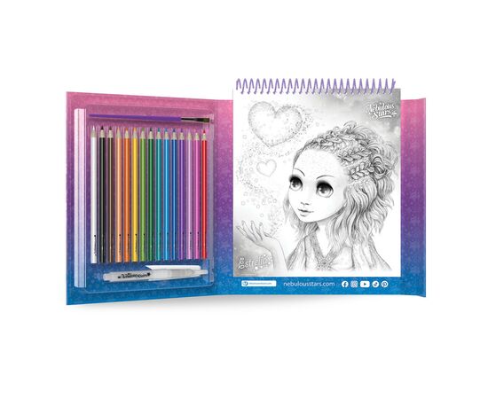 Набор для творчества Nebulous Stars Розмальовка з водою Зоряна акварель (11133), изображение 2 Набор для творчества Nebulous Stars Розмальовка з водою Зоряна акварель (11133), изображение 2