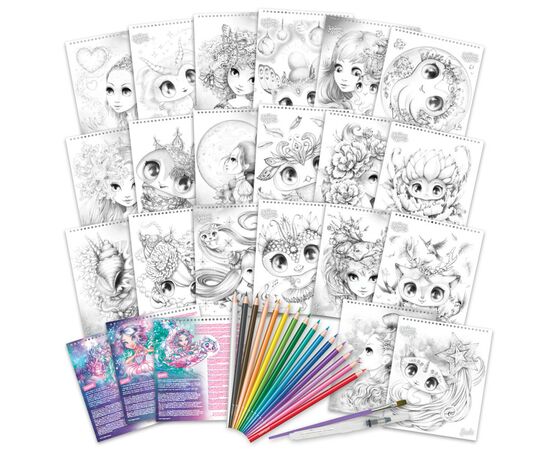 Набор для творчества Nebulous Stars Розмальовка з водою Зоряна акварель (11133), изображение 3 Набор для творчества Nebulous Stars Розмальовка з водою Зоряна акварель (11133), изображение 3