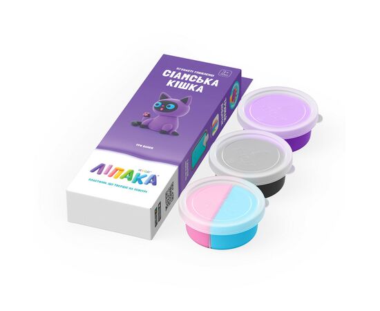 Набір для творчості Lipaka пластиліну – Пухнасті улюбленці: Сіамська кішка (30112-UA01), зображення 2 Набір для творчості Lipaka пластиліну – Пухнасті улюбленці: Сіамська кішка (30112-UA01), зображення 2