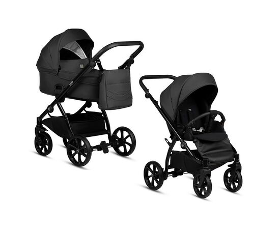 Коляска TUTIS 2 в 1 Leo Black (1222020)