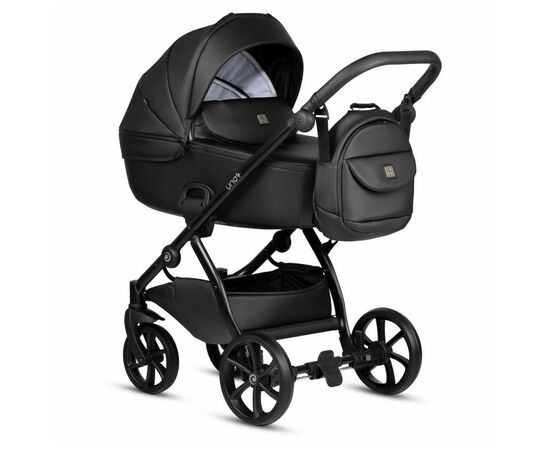 Коляска TUTIS 2 в 1 Uno5+ Leather collection Jet Black (1402699), изображение 2 Коляска TUTIS 2 в 1 Uno5+ Leather collection Jet Black (1402699), изображение 2