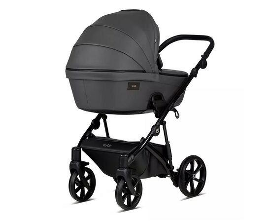 Коляска TUTIS 2 в 1 Viva Leather Shadow grey (1202087), изображение 3 Коляска TUTIS 2 в 1 Viva Leather Shadow grey (1202087), изображение 3