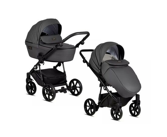 Коляска TUTIS 2 в 1 Viva Leather Shadow grey (1202087)