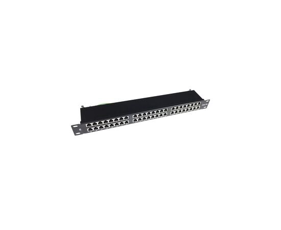 Патч-панель Eserver 19" 48хRJ-45 STP 1U cat. 5e с организатором кабеля (WT-2409-cat 5e), изображение 2 Патч-панель Eserver 19" 48хRJ-45 STP 1U cat. 5e с организатором кабеля (WT-2409-cat 5e), изображение 2