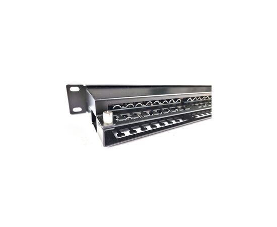 Патч-панель Eserver 19" 48хRJ-45 STP 1U cat. 5e с организатором кабеля (WT-2409-cat 5e), изображение 5 Патч-панель Eserver 19" 48хRJ-45 STP 1U cat. 5e с организатором кабеля (WT-2409-cat 5e), изображение 5