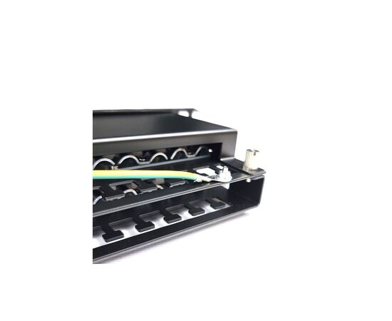 Патч-панель Eserver 19" 48хRJ-45 STP 1U cat. 5e с организатором кабеля (WT-2409-cat 5e), изображение 6 Патч-панель Eserver 19" 48хRJ-45 STP 1U cat. 5e с организатором кабеля (WT-2409-cat 5e), изображение 6