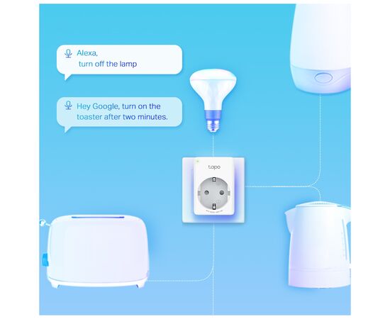 Умная розетка TP-Link Tapo P110 (2-pack) (Tapo P110(2-pack)), изображение 6 Умная розетка TP-Link Tapo P110 (2-pack) (Tapo P110(2-pack)), изображение 6