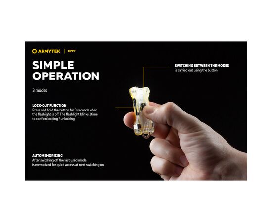 Фонарь Armytek Zippy Green (F06001GR), изображение 11 Фонарь Armytek Zippy Green (F06001GR), изображение 11