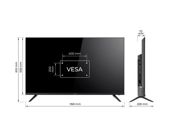 Телевизор Kivi 43U730QB, изображение 9 Телевизор Kivi 43U730QB, изображение 9