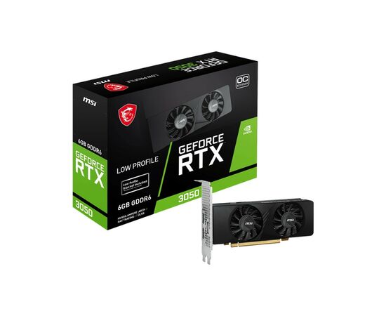 Видеокарта MSI GeForce RTX3050 6Gb LP OC (RTX 3050 LP 6G OC), изображение 6 Видеокарта MSI GeForce RTX3050 6Gb LP OC (RTX 3050 LP 6G OC), изображение 6