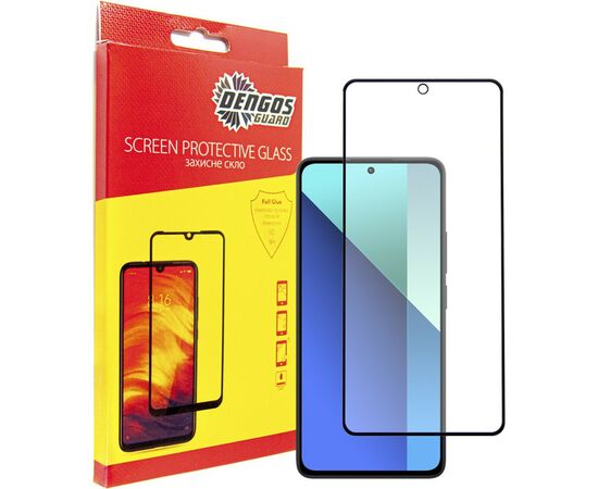 Стекло защитное Dengos Full Glue Xiaomi Redmi Note 13 4G (black) (TGFG-346)