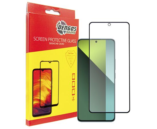 Стекло защитное Dengos Full Glue Xiaomi Redmi Note 13 Pro 5G (black) (TGFG-347)