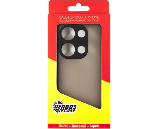 Чехол для мобильного телефона Dengos Matte Xiaomi Redmi Note 13 Pro 4G (black) (DG-TPU-MATT-141), изображение 5 Чехол для мобильного телефона Dengos Matte Xiaomi Redmi Note 13 Pro 4G (black) (DG-TPU-MATT-141), изображение 5