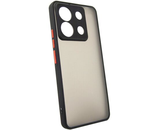 Чехол для мобильного телефона Dengos Matte Xiaomi Redmi Note 13 Pro 5G (black) (DG-TPU-MATT-142), изображение 2 Чехол для мобильного телефона Dengos Matte Xiaomi Redmi Note 13 Pro 5G (black) (DG-TPU-MATT-142), изображение 2