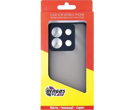 Чехол для мобильного телефона Dengos Matte Xiaomi Redmi Note 13 Pro 5G (black) (DG-TPU-MATT-142), изображение 5 Чехол для мобильного телефона Dengos Matte Xiaomi Redmi Note 13 Pro 5G (black) (DG-TPU-MATT-142), изображение 5