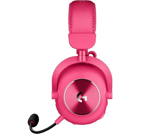 Наушники Logitech G Pro X 2 Lightspeed Wireless Magenta (981-001275), изображение 2 Наушники Logitech G Pro X 2 Lightspeed Wireless Magenta (981-001275), изображение 2
