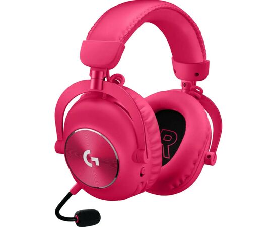 Наушники Logitech G Pro X 2 Lightspeed Wireless Magenta (981-001275), изображение 3 Наушники Logitech G Pro X 2 Lightspeed Wireless Magenta (981-001275), изображение 3