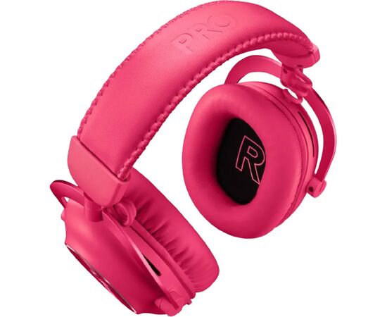 Наушники Logitech G Pro X 2 Lightspeed Wireless Magenta (981-001275), изображение 5 Наушники Logitech G Pro X 2 Lightspeed Wireless Magenta (981-001275), изображение 5