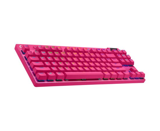 Клавиатура Logitech G PRO X TKL Lightspeed Tactile USB UA Magenta (920-012159), изображение 2 Клавиатура Logitech G PRO X TKL Lightspeed Tactile USB UA Magenta (920-012159), изображение 2