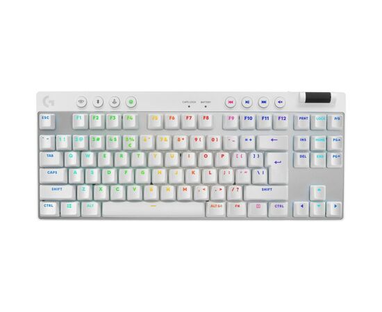 Клавиатура Logitech G PRO X TKL Lightspeed Tactile USB UA White (920-012148)