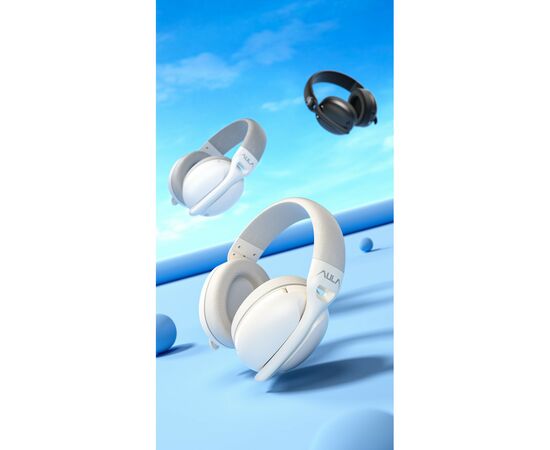 Наушники Aula S6 - 3 in 1 Wired/2.4G Wireless/Bluetooth White (6948391235561), изображение 6 Наушники Aula S6 - 3 in 1 Wired/2.4G Wireless/Bluetooth White (6948391235561), изображение 6