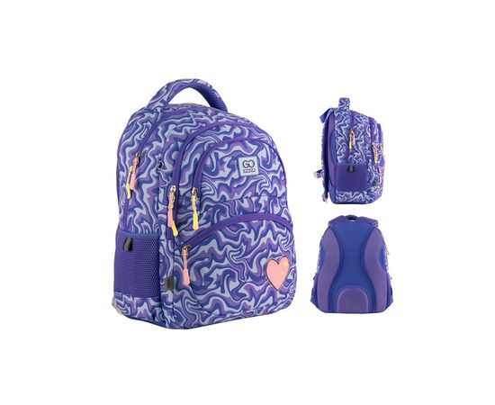 Рюкзак школьный GoPack Education 175M-4 Shiny Heart (GO24-175M-4)