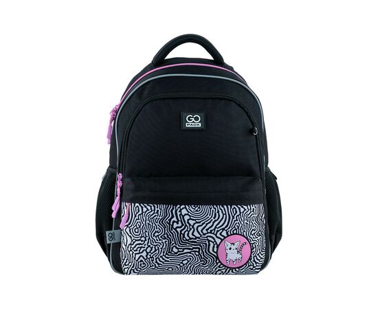 Рюкзак школьный GoPack Education 182 Striped Cat (GO24-182M-5), изображение 3 Рюкзак школьный GoPack Education 182 Striped Cat (GO24-182M-5), изображение 3