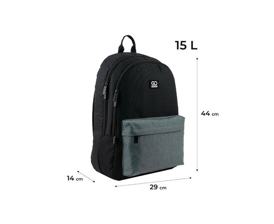 Рюкзак шкільний GoPack Education Teens 140L-4 сірий (GO24-140L-4), зображення 2 Рюкзак шкільний GoPack Education Teens 140L-4 сірий (GO24-140L-4), зображення 2