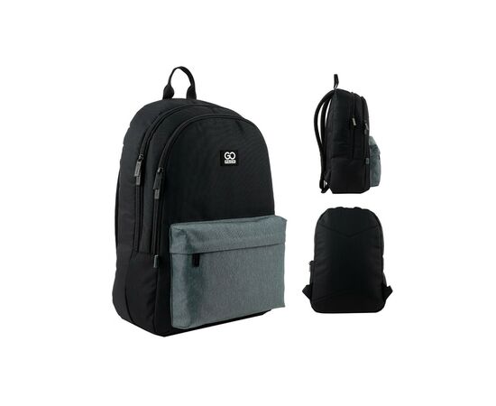 Рюкзак школьный GoPack Education Teens 140L-4 сірий (GO24-140L-4)