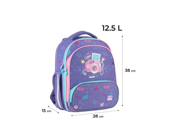 Рюкзак школьный GoPack Education 597M-4 Say Cheese (GO24-597M-4), изображение 2 Рюкзак школьный GoPack Education 597M-4 Say Cheese (GO24-597M-4), изображение 2