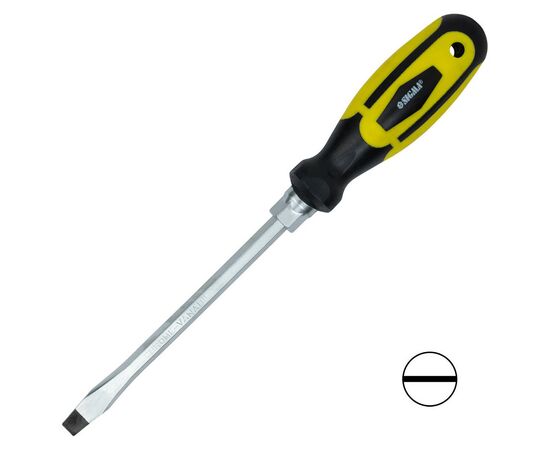 Викрутка Sigma посилена шліцьова SL8x150мм під ключ CrV (4007131)