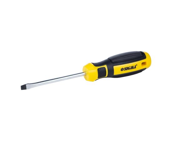 Отвертка Sigma шлицевая SL 6.0x100мм CrV Mega (4009251), изображение 2 Отвертка Sigma шлицевая SL 6.0x100мм CrV Mega (4009251), изображение 2