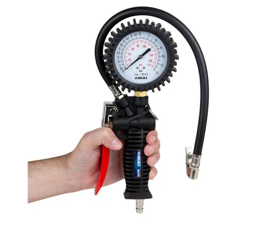 Пистолет для подкачки колес Sigma 85-200 л/мин, 12 бар (6832131), изображение 2 Пистолет для подкачки колес Sigma 85-200 л/мин, 12 бар (6832131), изображение 2