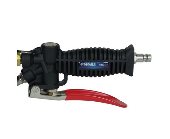 Пистолет для подкачки колес Sigma 85-200 л/мин, 12 бар (6832131), изображение 5 Пистолет для подкачки колес Sigma 85-200 л/мин, 12 бар (6832131), изображение 5