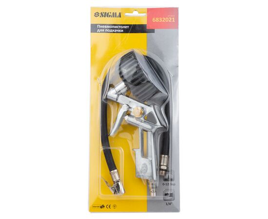 Пистолет для подкачки колес Sigma гальваническое покрытие (6832021), изображение 7