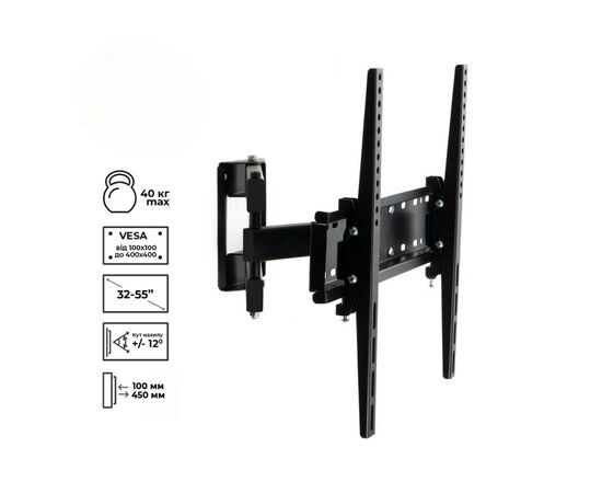 Кронштейн Charmount TV04T-R3 Black, изображение 10 Кронштейн Charmount TV04T-R3 Black, изображение 10