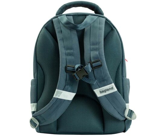 Рюкзак школьный Bagland Butterfly 21 л. серый 1156 (0056566) (953917124), изображение 4