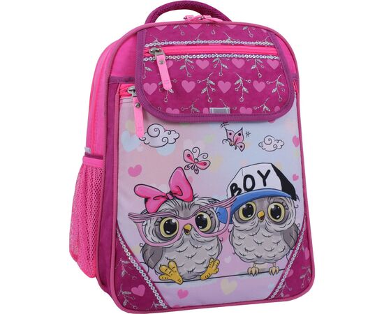 Рюкзак школьный Bagland Отличник 20 л. 143 малина 515 (0058070) (41826871)