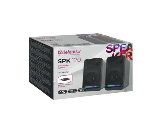 Акустическая система Defender SPK 120 6 Вт USB LED (65119), изображение 3 Акустическая система Defender SPK 120 6 Вт USB LED (65119), изображение 3