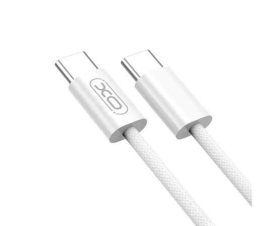 Дата кабель USB-C to USB-C NB-Q259 60W White XO (XO-NB-Q259-WH), изображение 2 Дата кабель USB-C to USB-C NB-Q259 60W White XO (XO-NB-Q259-WH), изображение 2