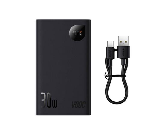 Батарея универсальная Baseus Adaman 2 20000mAh 30W, PD, QC/3.0, USB+TypC cable USBtoTypeC (1283126558658), изображение 5 Батарея универсальная Baseus Adaman 2 20000mAh 30W, PD, QC/3.0, USB+TypC cable USBtoTypeC (1283126558658), изображение 5