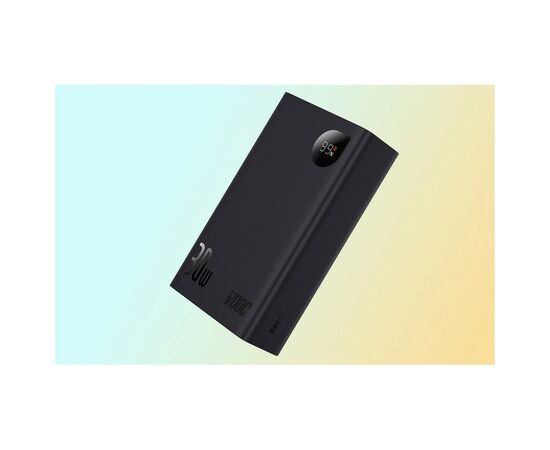 Батарея универсальная Baseus Adaman 2 20000mAh 30W, PD, QC/3.0, USB+TypC cable USBtoTypeC (1283126558658), изображение 8 Батарея универсальная Baseus Adaman 2 20000mAh 30W, PD, QC/3.0, USB+TypC cable USBtoTypeC (1283126558658), изображение 8