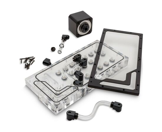 Резервуар для СВО Ekwb EK-QuantumX Loophole Distroplate D5 PWM - Black (3831109908440) (3831109908440), изображение 5 Резервуар для СВО Ekwb EK-QuantumX Loophole Distroplate D5 PWM - Black (3831109908440) (3831109908440), изображение 5