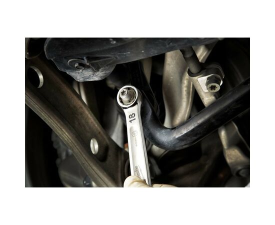 Ключ Milwaukee MAX BITE рожково-накидний з тріскачкою, 15шт, 8-22мм (4932464994), изображение 6