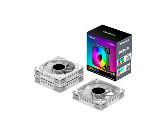 Кулер для корпуса Gamemax KF300R WH, изображение 7 Кулер для корпуса Gamemax KF300R WH, изображение 7