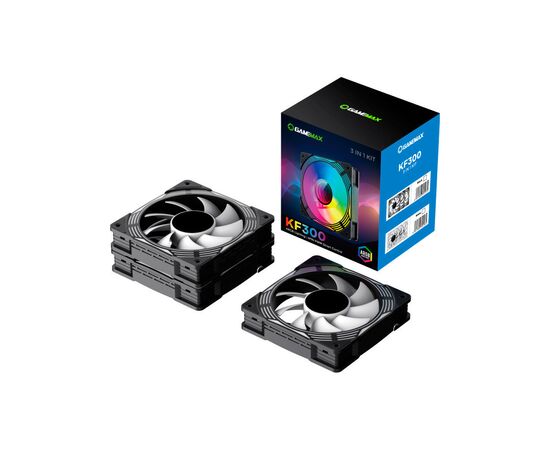 Кулер для корпуса Gamemax KF300 BK, изображение 6 Кулер для корпуса Gamemax KF300 BK, изображение 6