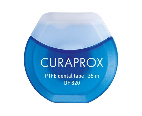 Зубная нить Curaprox Тефлоновая с хлоргексидином 35 г (7612412428254)