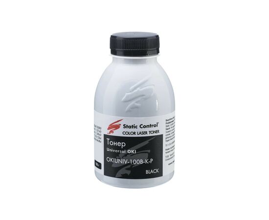 Тонер OKI Universal Okidata 3 Glossy 100г black фасовка Static Control (OKIUNIV3-100B-K-P)