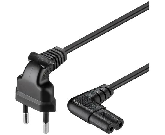 Кабель живлення C7 1.2m 0.5mm PC-184/2 CEE7/16-C7 2 pin Voltronic (PC-184/2 CEE7/16-C7 CU12)